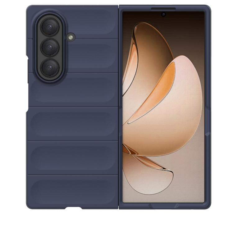 Funda plegable de PC a prueba de golpes para Samsung Galaxy Z Fold7 5G Magic Shield (azul oscuro)