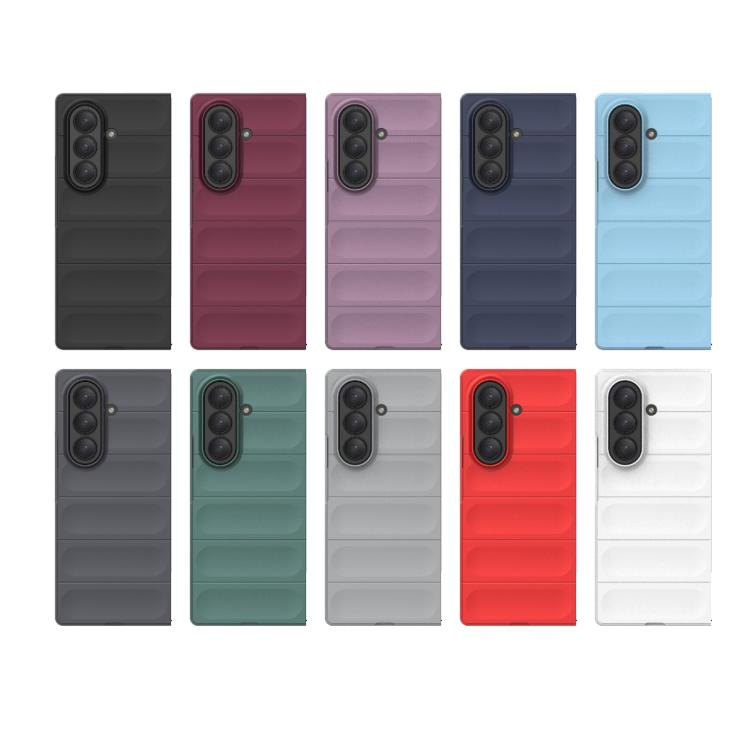 Funda plegable de PC a prueba de golpes para Samsung Galaxy Z Fold7 5G Magic Shield (morado)
