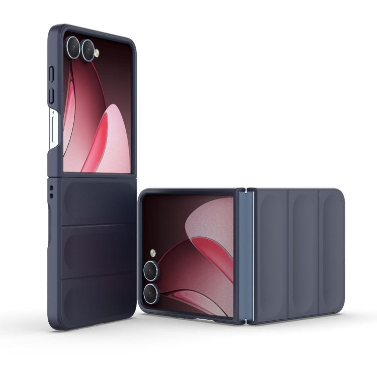 Funda plegable de PC a prueba de golpes con protección mágica para Samsung Galaxy Z Flip7 5G (azul oscuro)
