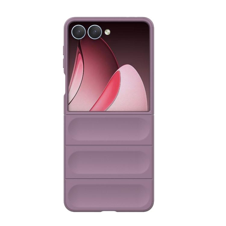 Funda plegable de PC a prueba de golpes con protección mágica para Samsung Galaxy Z Flip7 5G (morado)