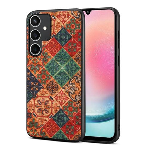 Funda para Teléfono Samsung Galaxy A24 Four Seasons Flower Language TPU (Azul Invierno)