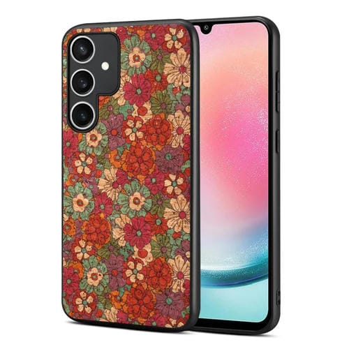 Funda para Teléfono Samsung Galaxy A24 Four Seasons Flower Language TPU (Rojo Verano)