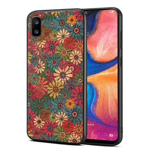 Funda para Teléfono Samsung Galaxy A20 Four Seasons Flower Language TPU (Verde Primavera)