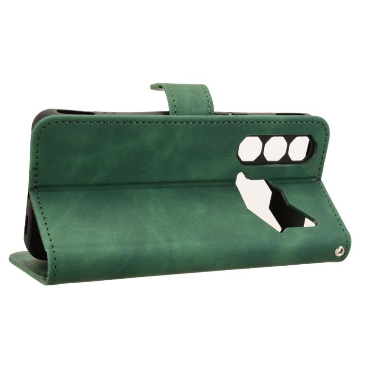 Funda de cuero con tapa magnética para ZTE Nubia Neo 3 GT 5G (verde)