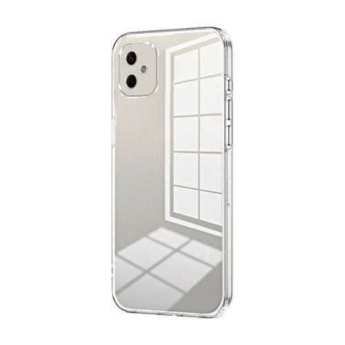 Funda para Teléfono Samsung Galaxy A05 Orificio Fino Revestimiento Transparente (Transparente)