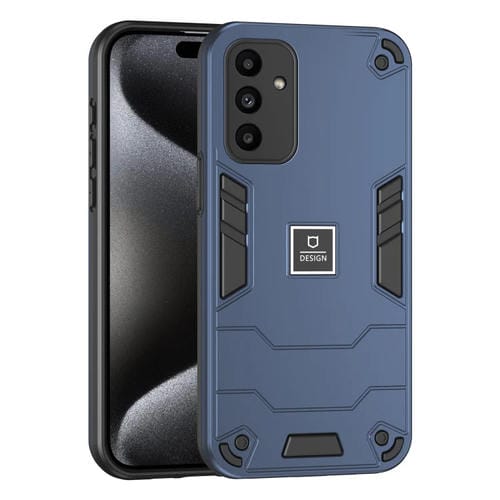 Funda para teléfono Samsung Galaxy A15 2 en 1 a prueba de golpes (Azul)