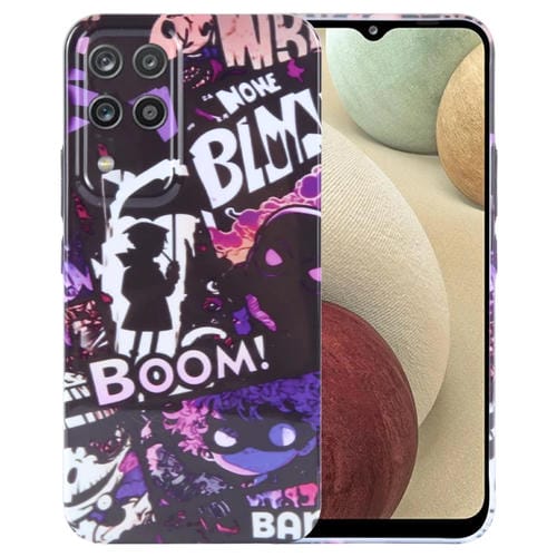 Estuche para Teléfono Samsung Galaxy A12 con Orificio Preciso para PC con Patrón Pintado (Comics Umbrella Boy)
