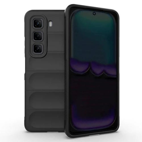 Funda TPU con Franela y Protección Mágica Global para Infinix Hot 50 4G (Negra)