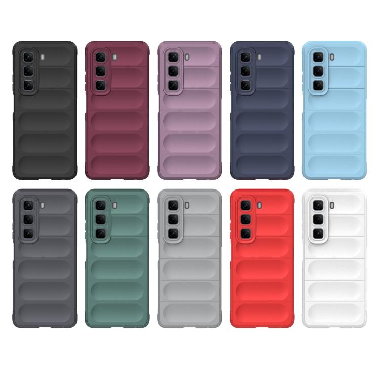 Funda TPU con Franela y Protección Mágica Global para Infinix Hot 50 4G (Negra)