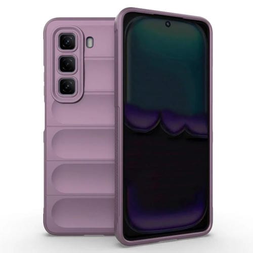 Funda TPU y Franela con Protección Mágica Global para Infinix Hot 50 4G (Morada)