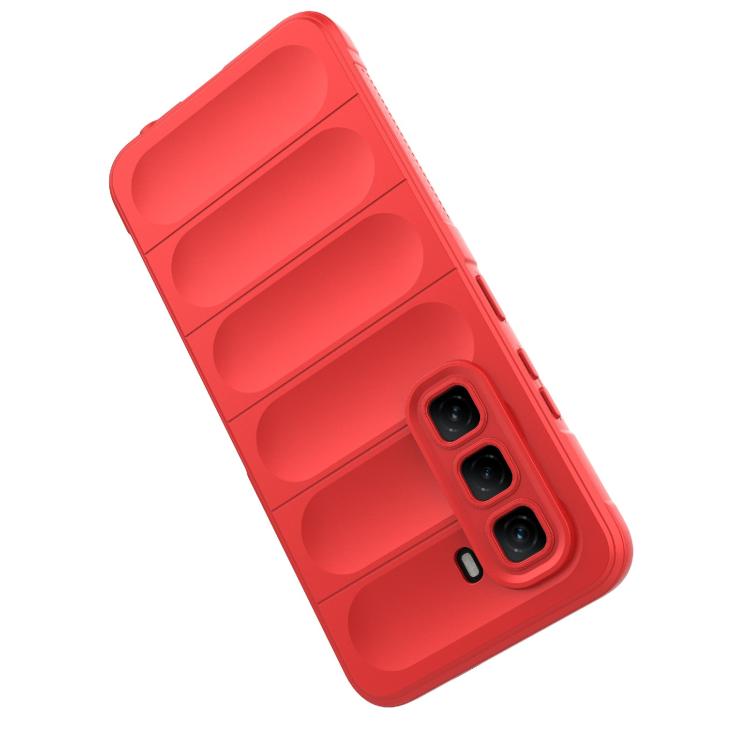 Funda TPU y Franela Protección Mágica Global para Infinix Hot 50 Pro 4G (Gris)