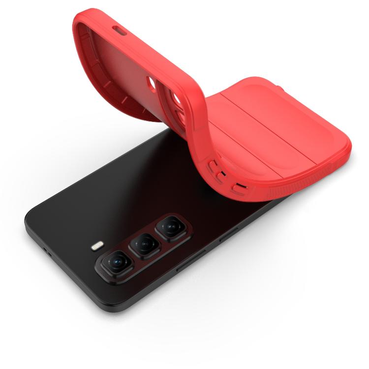 Funda TPU y Franela con Protección Mágica Global para Infinix Hot 50 Pro 4G (Morada)