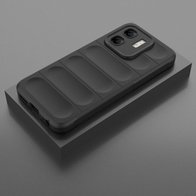 Funda TPU + Franela con Protección Mágica Global para Infinix Hot 50I 4G (Negra)
