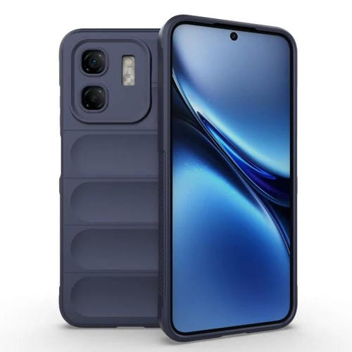 Funda TPU y Franela Infinix Hot 50I 4G Protección Mágica Global (Azul Oscuro)