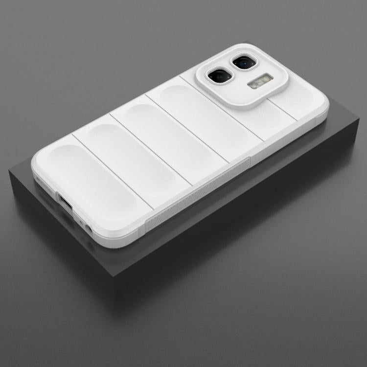 Funda TPU y Franela con Protección Mágica Global para Infinix Hot 50I 4G (Blanca)