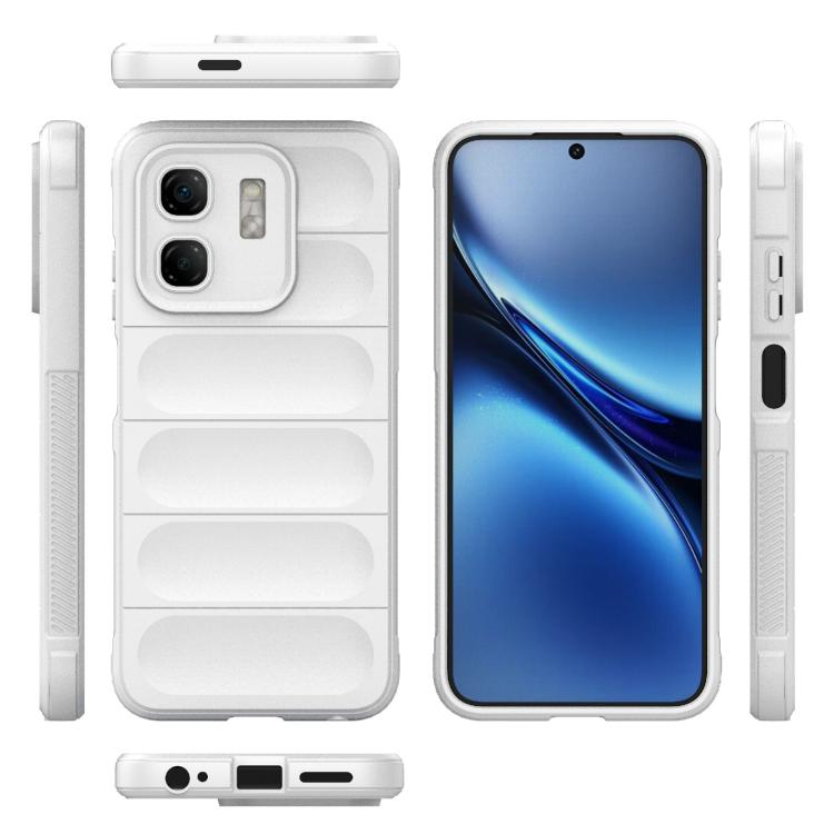 Funda TPU y Franela con Protección Mágica Global para Infinix Hot 50I 4G (Blanca)