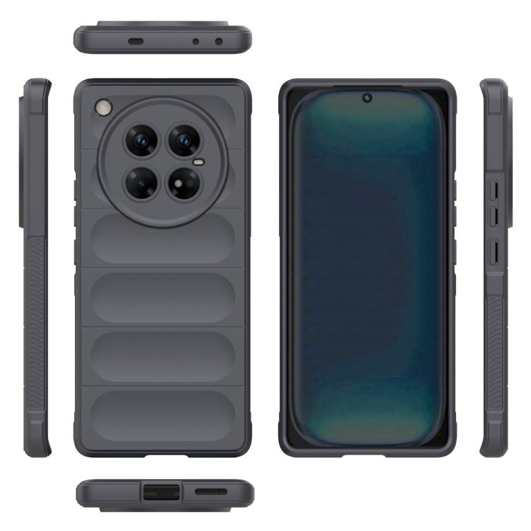 Funda TPU y Franela con Protección Mágica Global para Infinix Zero 40 5G (Gris Oscuro)