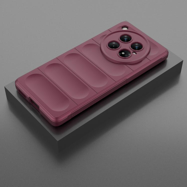 Funda TPU y Franela Protección Mágica Global para Infinix Zero 40 5G (Rojo Vino)