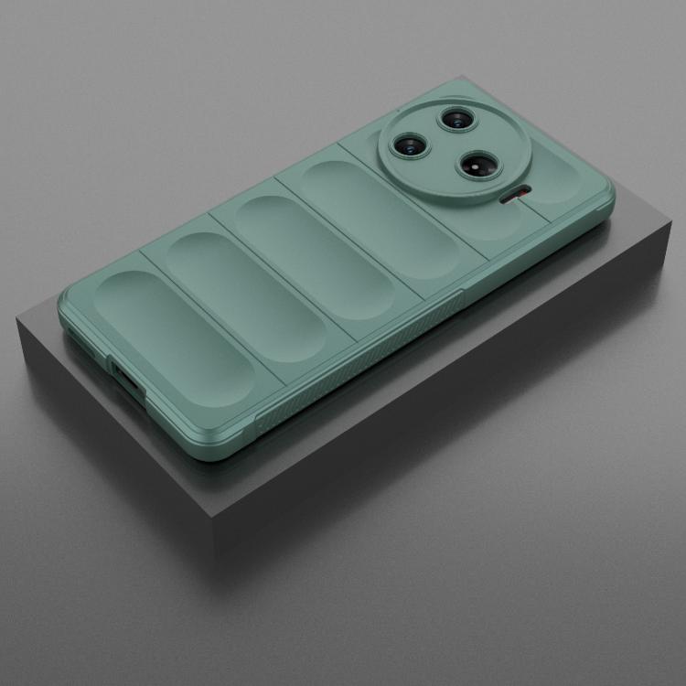 Funda TPU con Franela y Protección Mágica Global para Tecno Camon 30 Pro 5G (Verde Oscuro)