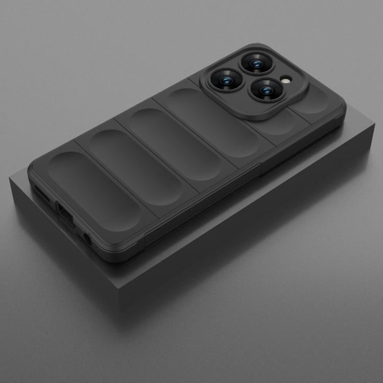 Funda TPU + Franela Tecno Spark 20 Pro 4G con Protección Mágica Global (Negra)
