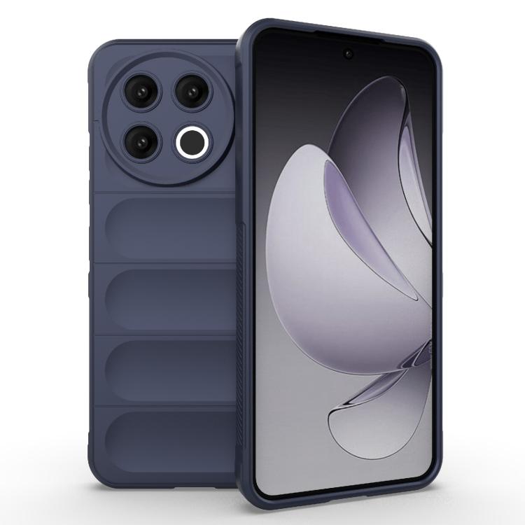 Funda TPU + Franela Tecno Spark 30 Pro Protección Mágica Global (Azul Oscuro)