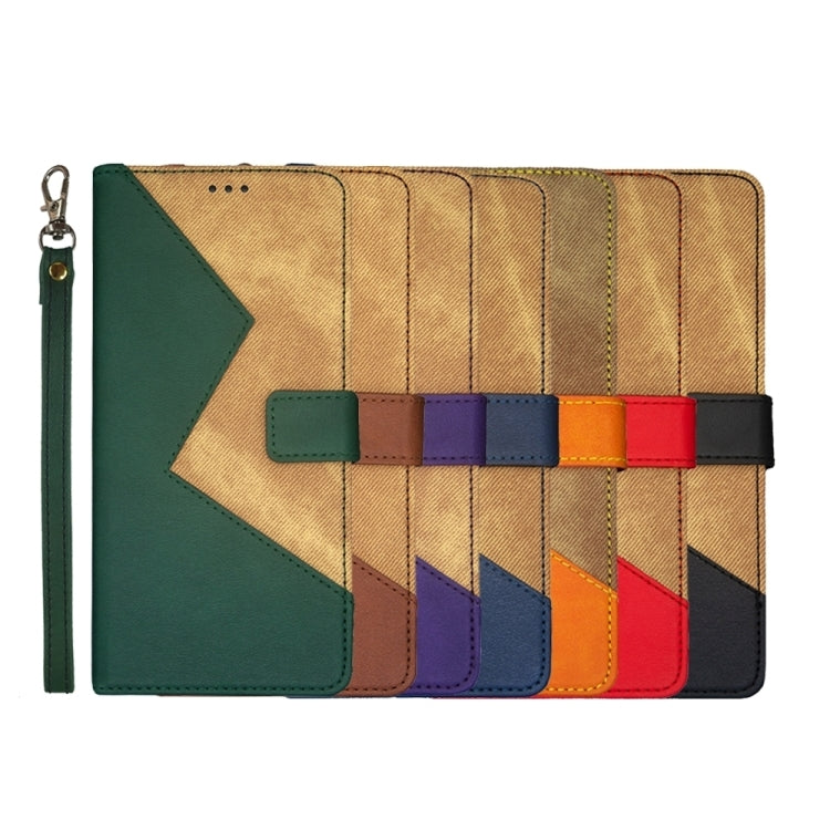 Funda de Cuero Bicolor Idewei para OnePlus 12R (Marrón)