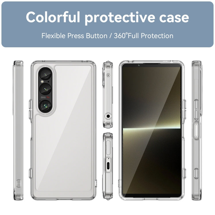 Funda híbrida TPU acrílica Sony Xperia 1 Vi protección (Transparente)