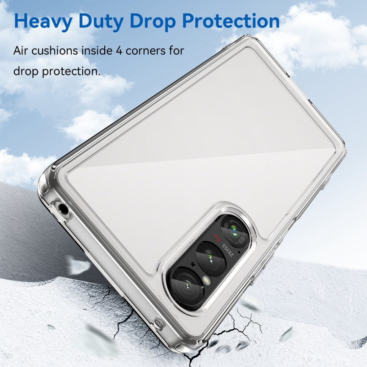 Funda híbrida TPU acrílica Sony Xperia 1 Vi protección (Transparente)