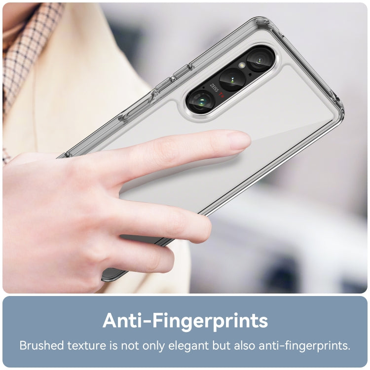 Funda híbrida TPU acrílica Sony Xperia 1 Vi protección (Transparente)