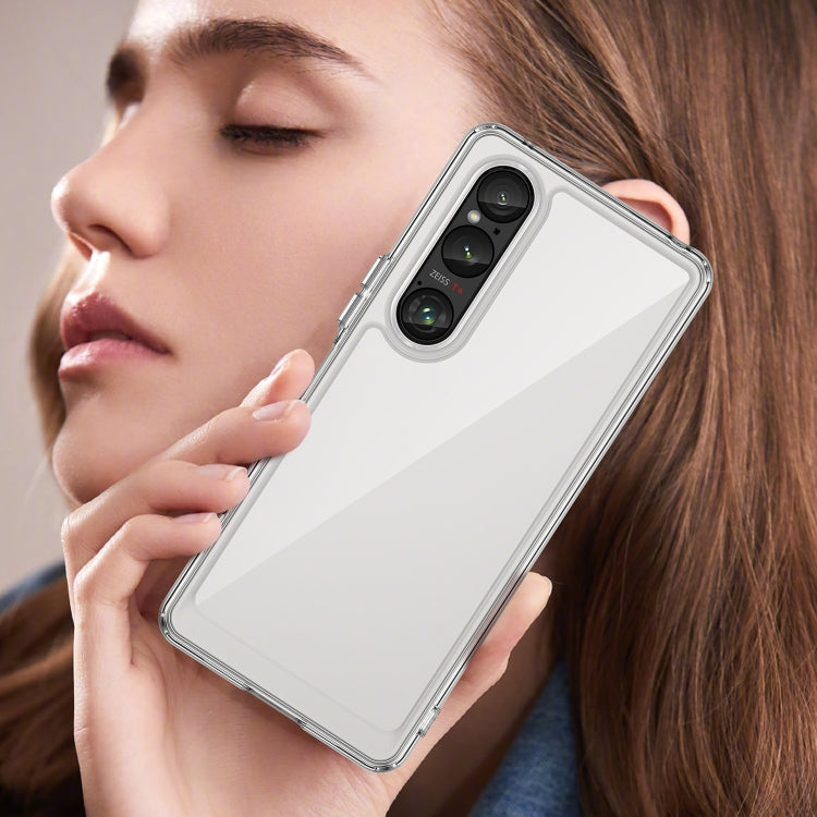 Funda híbrida TPU acrílica Sony Xperia 1 Vi protección (Transparente)