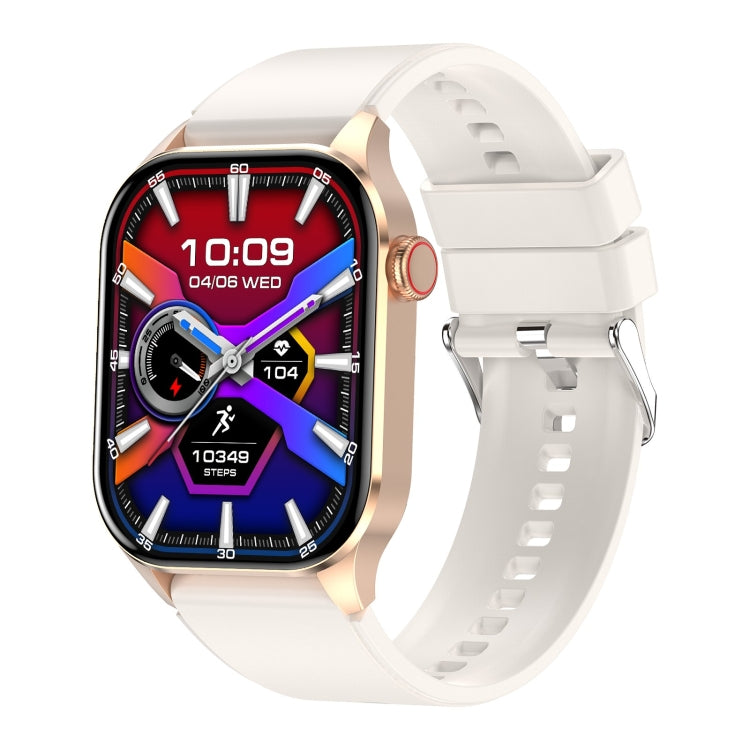 Reloj Inteligente T9/8 con Llamada Bluetooth, Pantalla 2,04 Pulgadas, IP68, Monitoreo Oxígeno Sangre (Beige)