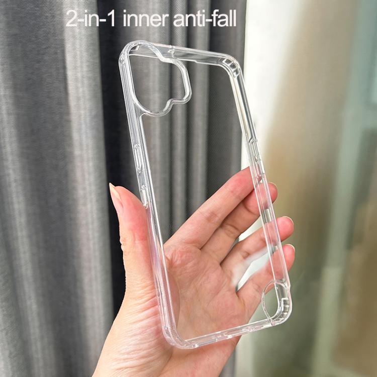 Funda transparente de PC y TPU para teléfono CMF Phone 2 Pro (transparente)