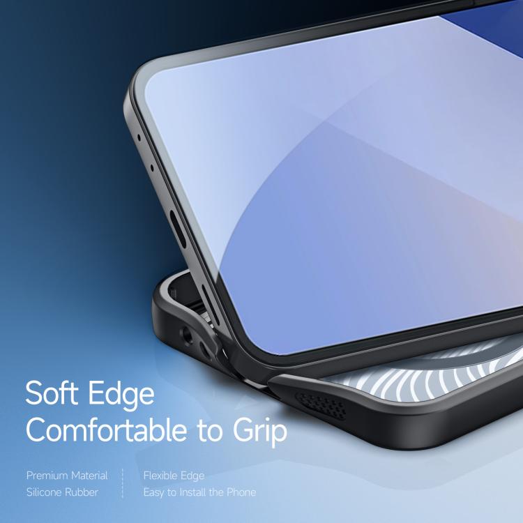 Funda DUX DUCIS Aimo Series Frosted Feel para Samsung Galaxy Z Flip7 5G (Negro)