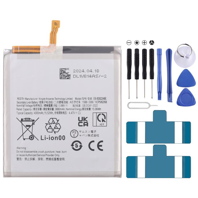 Reemplazo de batería de 4000 mAh para Galaxy S24