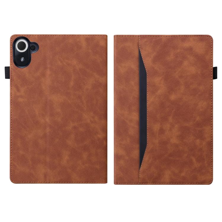 Funda de cuero resistente a los golpes para Xiaomi Redmi K Pad (marrón)