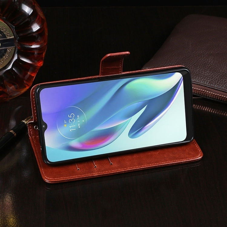 Funda de Cuero con Textura Crazy Horse para Realme 14 Pro 5G (Marrón)