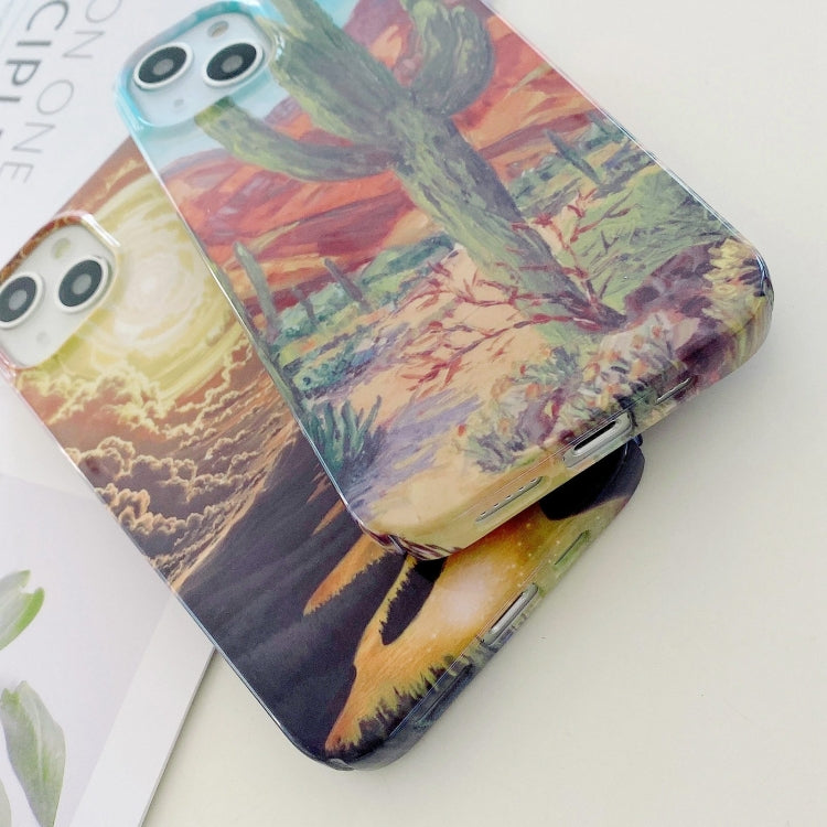 Barniz para Funda de PC iPhone 16 Plus con Barra de Agua (Crisantemo Grande)