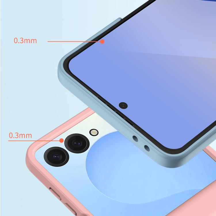 Funda de PC de 3 piezas para Samsung Galaxy Z Flip7 con tacto suave y cobertura total, a prueba de golpes (negra)