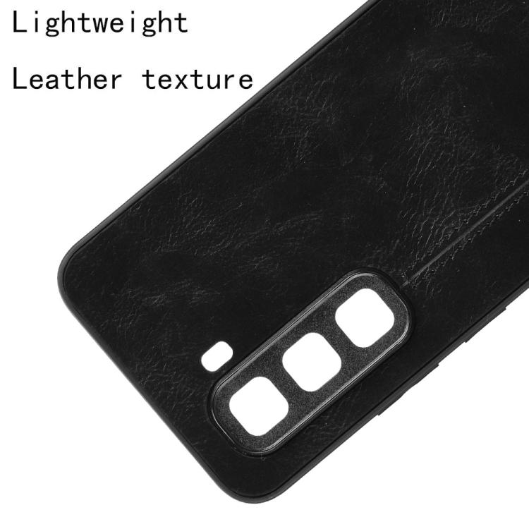 Funda para Teléfono Infinix Hot 50 Pro+ 4G con Patrón de Vaca y Tarjeta de Costura (Negra)