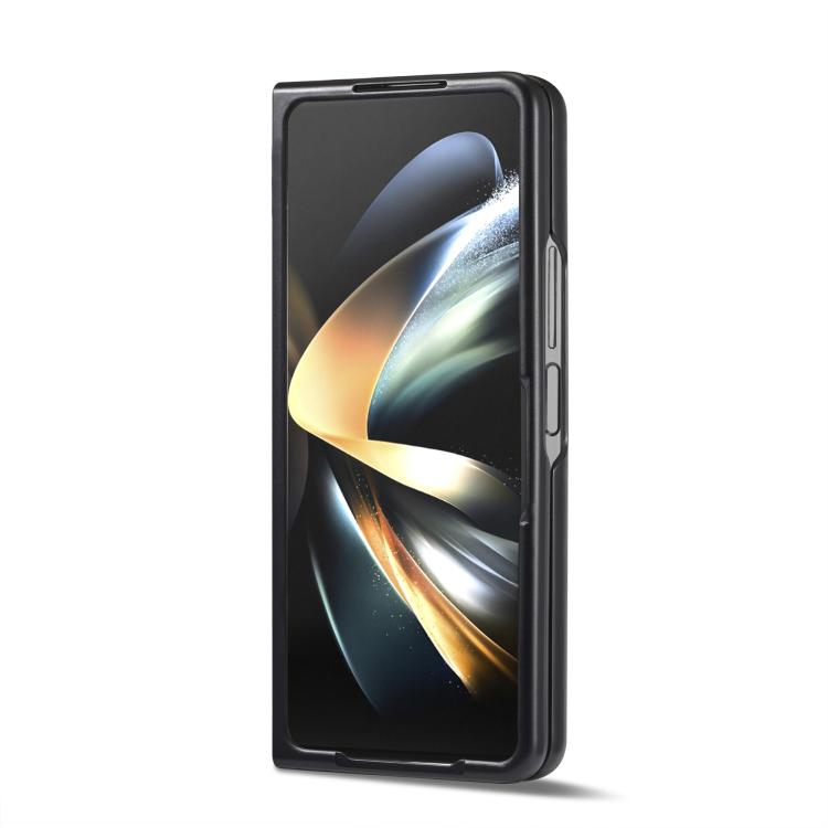Funda LC.IMEEKE 3 en 1 con textura de fibra de carbono, a prueba de golpes, para Samsung Galaxy Z Fold7 5G (negra)