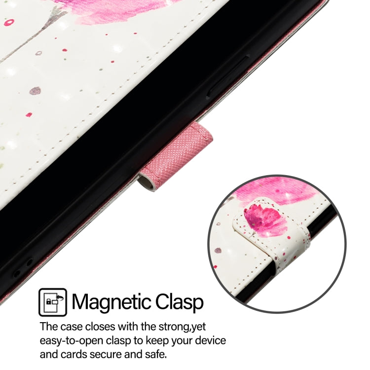 Funda de Cuero con Tapa Horizontal y Pintura 3D para OnePlus Nord N10 5G (Flor)