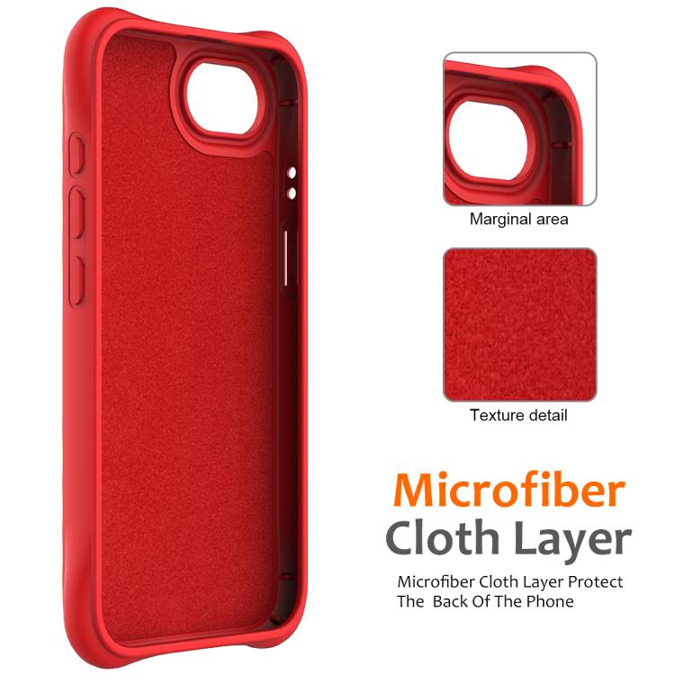 Funda de Silicona Líquida Magnética Magsafe para iPhone 16E (Roja)