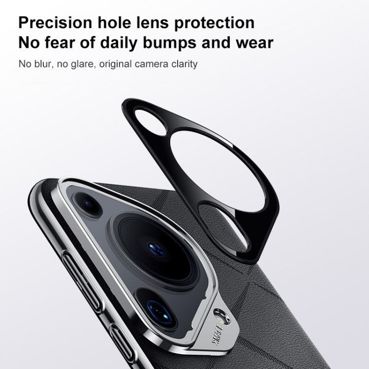 Funda de cuero lisa para Huawei Nova 14 (marrón)