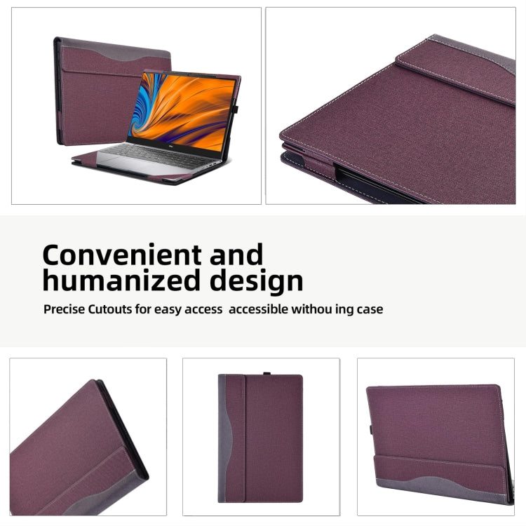 Funda protectora cuero HP OmniBook 7 Flip 16 pulgadas (16-au) a prueba de golpes (Negro)