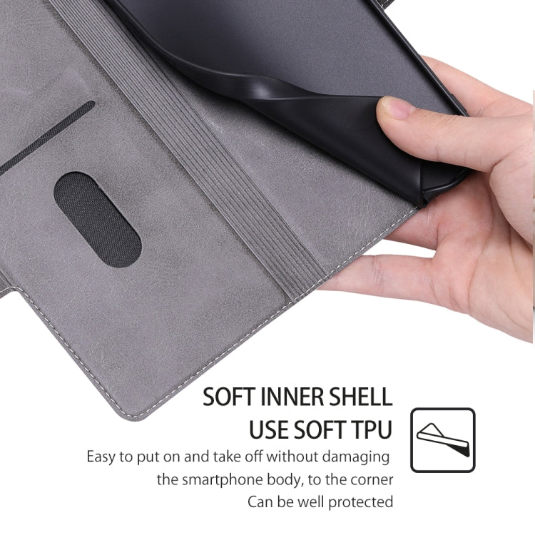Funda de Cuero con Tapa Horizontal y Hebilla Lateral para Teléfono Itel A50C 4G (Rojo)