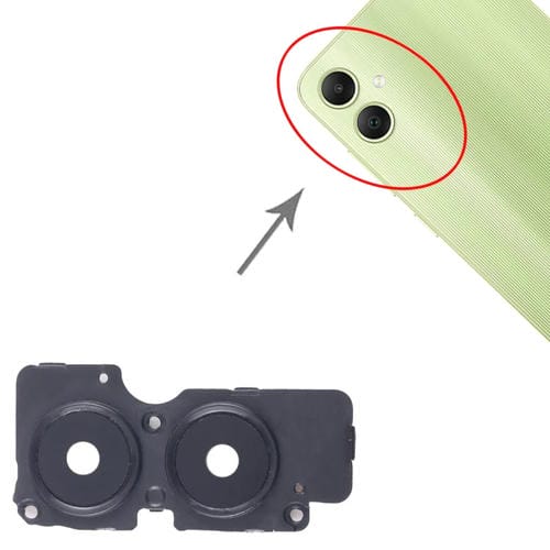 Rear Camera Lens Cover Samsung Galaxy A05 SM-A055F (10 Pieces) (Black)
