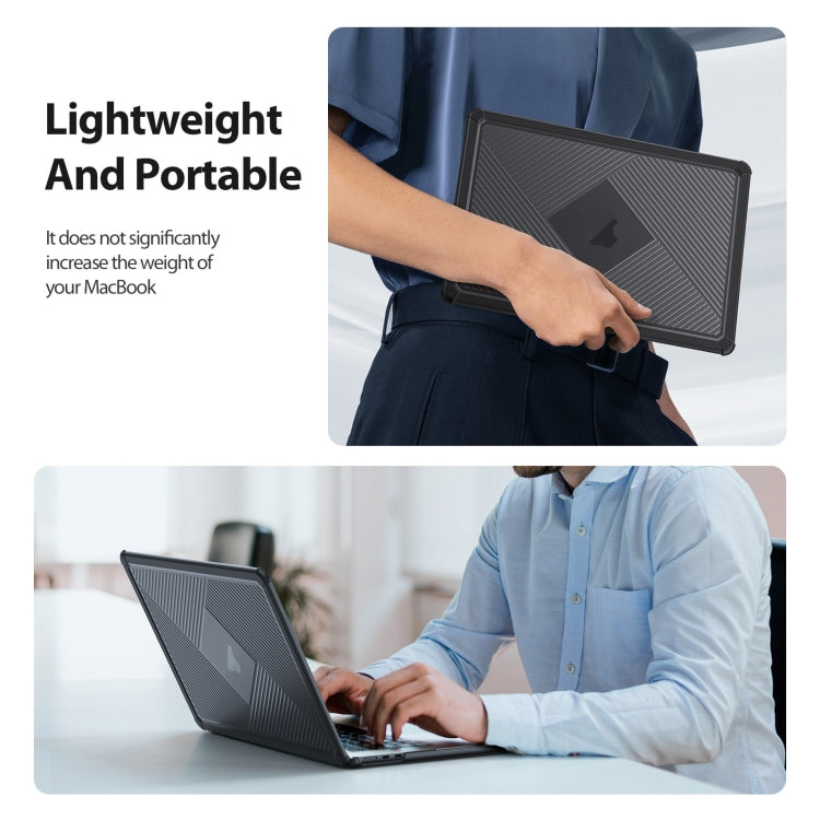 Funda Protectora para Portátil Dux Ducis Lcgh MacBook Pro 13.3 (2016-2021) (Negra)