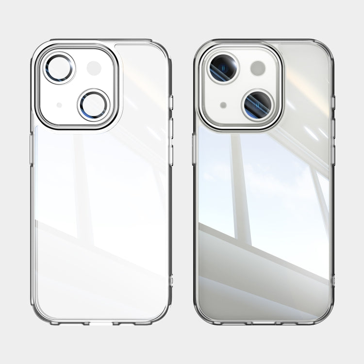 Caja de Teléfono para iPhone 15 con Armadura de TPU Híbrida Acrílica a Prueba de Golpes (Transparente) - MOVILSTORE