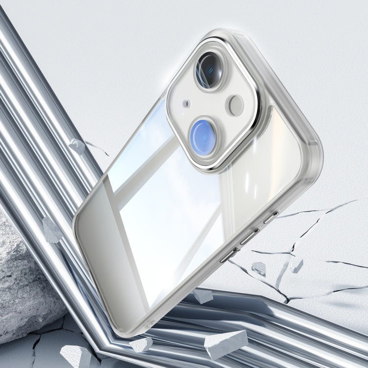 Caja de Teléfono para iPhone 15 con Armadura de TPU Híbrida Acrílica a Prueba de Golpes (Transparente) - MOVILSTORE