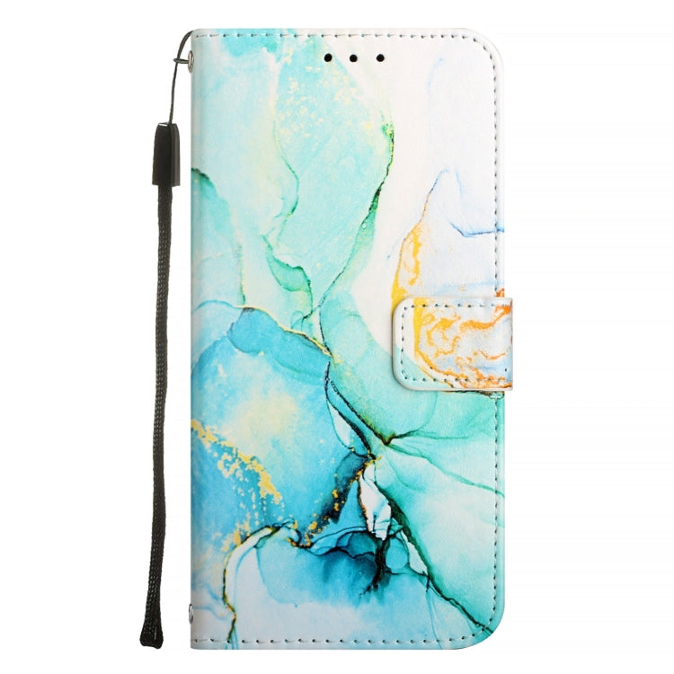 Funda de Cuero con Tapa para Teléfono TCL 50 Pro Nxtpaper Pt003 Diseño Mármol (Verde)